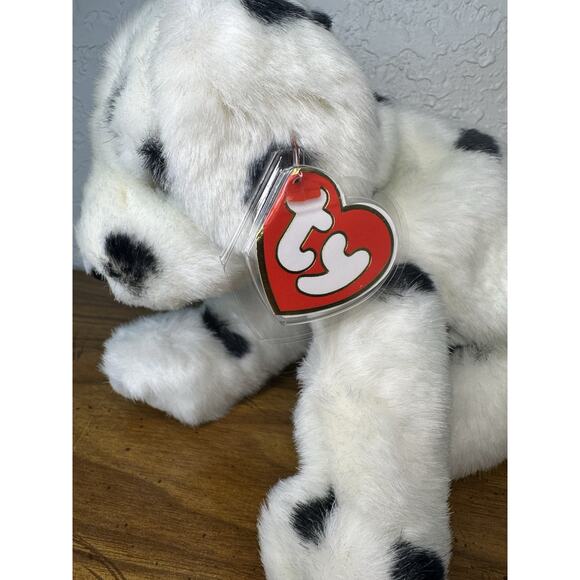 1997 TY BEANIE Ace Dalmatian Dog Puppy Beanie Baby Plush w/Hang Tag 11" - Picture 2 of 4